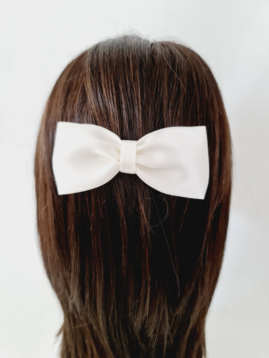 LD-H15 Ivory bow Hair Clip – Little Dream