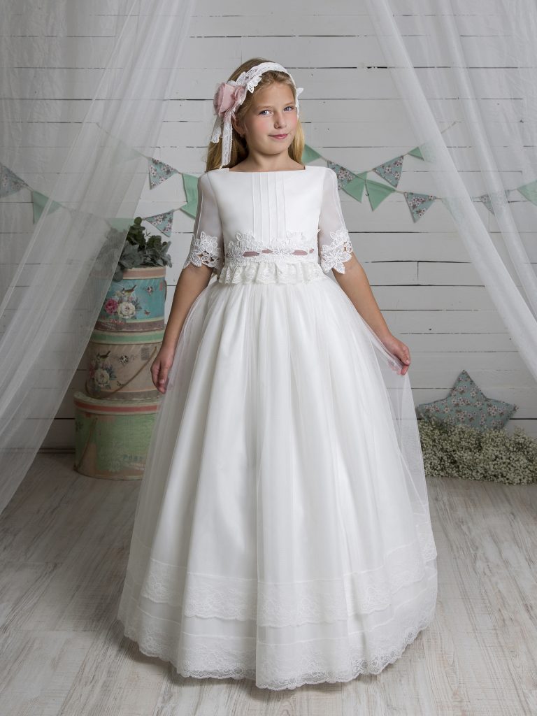 Holy Communion Spanish Gown Design - LDL137 – Little Dream